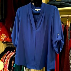 Calvin Klein royal blue blouse